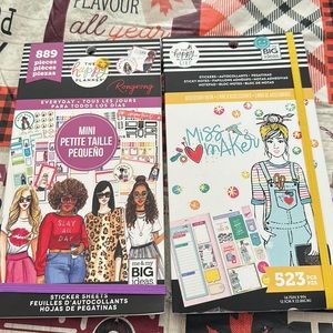 2 Happy planner sticker books